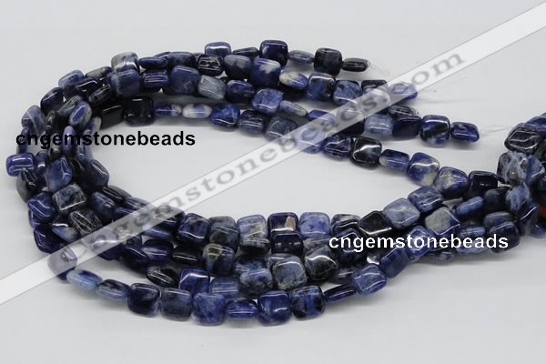 CSO43 15.5 inches 12*12mm square sodalite gemstone beads wholesale