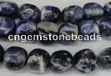 CSO86 15.5 inches 10*12mm nuggets sodalite gemstone beads