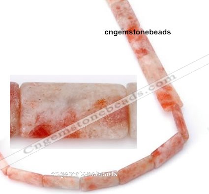 CSS07 12*20mm rectangle natural indian sunstone beads Wholesale