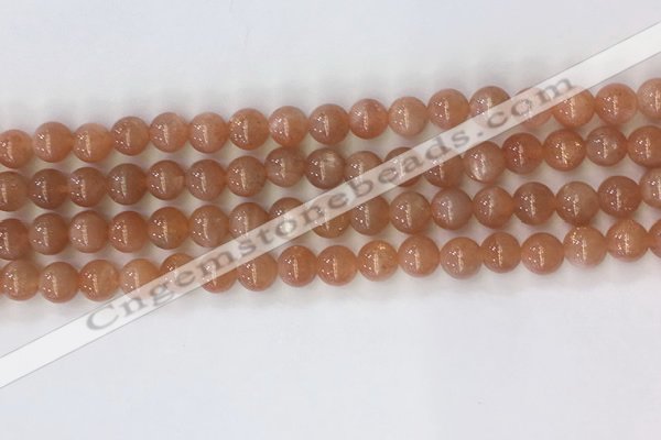CSS704 15.5 inches 6mm round natural golden sunstone beads