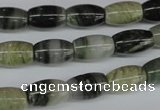 CSW116 15.5 inches 8*12mm drum seaweed quartz beads wholesale