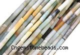 CTB1060 15 inches 4*13mm tube colorful amazonite beads wholesale
