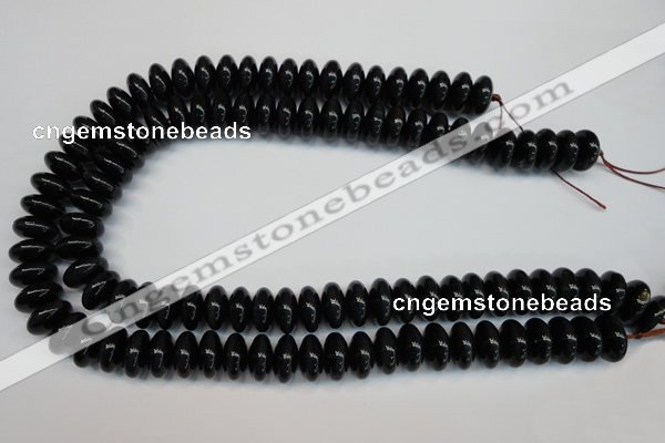 CTE1181 15.5 inches 8*15mm rondelle blue tiger eye beads