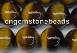 CTE1238 15.5 inches 14mm round A+ grade yellow tiger eye beads