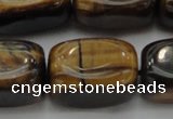 CTE1709 15.5 inches 14*22mm nuggets yellow tiger eye beads