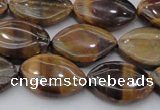CTE1711 15.5 inches 12*18mm marquise yellow tiger eye beads