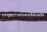 CTE1760 15.5 inches 4mm round matte red tiger eye beads