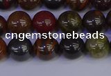 CTE1792 15.5 inches 8mm round red iron tiger beads wholesale