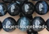 CTE2030 15.5 inches 8mm round blue tiger eye gemstone beads