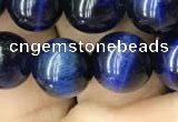 CTE2038 15.5 inches 10mm round blue tiger eye beads wholesale