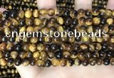 CTE2158 15.5 inches 6mm round yellow tiger eye gemstone beads