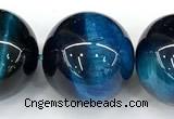 CTE2428 15 inches 14mm round blue tiger eye beads