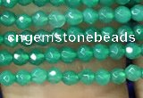CTG1096 15.5 inches 2mm faceted round tiny quartz glass beads