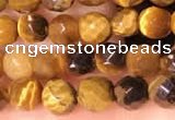 CTG2222 15 inches 2mm,3mm faceted round yellow tiger eye beads