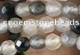CTG2507 15.5 inches 4mm faceted round quartz beads wholesale