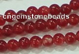 CTG67 15.5 inches 3mm round tiny dyed white jade beads wholesale