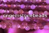 CTG721 15.5 inches 2mm faceted round tiny golden sunstone beads