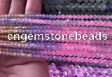 CTG838 15.5 inches 3mm faceted round tiny morganite beads