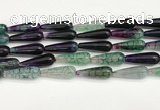 CTR430 15.5 inches 10*30mm teardrop agate beads wholesale