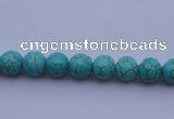 CTU01 15.5 inches 4mm round blue turquoise strand beads Wholesale