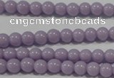 CTU1400 15.5 inches 3mm round synthetic turquoise beads