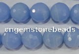 CTU1749 15.5 inches 20mm faceted round synthetic turquoise beads