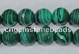 CTU1825 15.5 inches 12mm faceted round synthetic turquoise beads