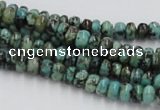 CTU405 15.5 inches 3*6mm rondelle African turquoise beads wholesale