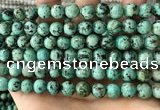 CTU582 15.5 inches 8mm round natural african turquoise beads