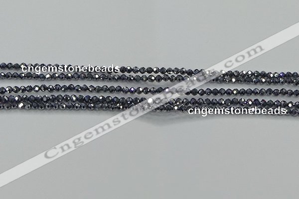 CTZ608 15.5 inches 2mm faceted round terahertz beads wholesale