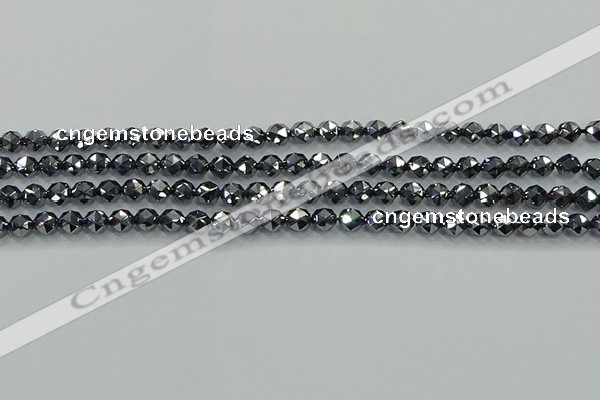 CTZ630 15.5 inches 4mm faceted nuggets terahertz beads wholesale