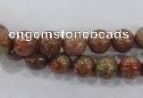 CUG102 15.5 inches 8mm round Chinese unakite beads wholesale