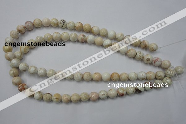 CWB313 15.5 inches 10mm round howlite turquoise beads wholesale