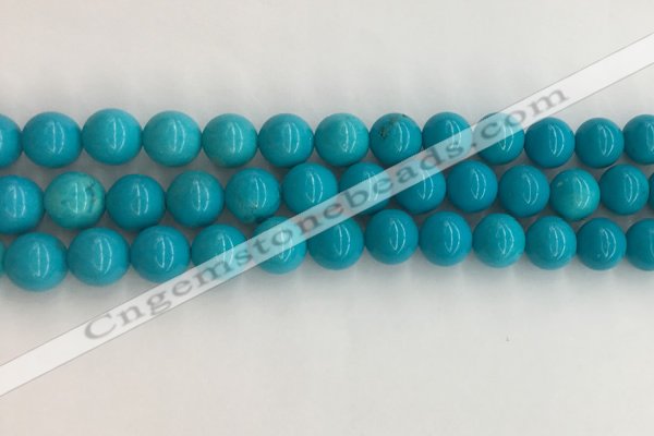 CWB853 15.5 inches 10mm round howlite turquoise beads wholesale