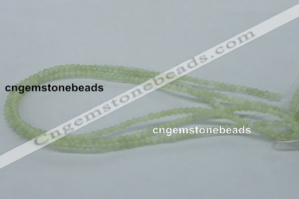 CXJ01 15.5 inches 4mm round New jade gemstone beads wholesale