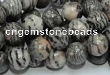 CZJ06 16 inches 12mm round zebra jasper gemstone beads Wholesale