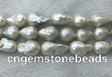 FWP365 15 inches 20mm - 22mm baroque freshwater nucleated pearl beads