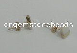 NGE150 5*6mm - 6*7mm freeform shell earrings wholesale