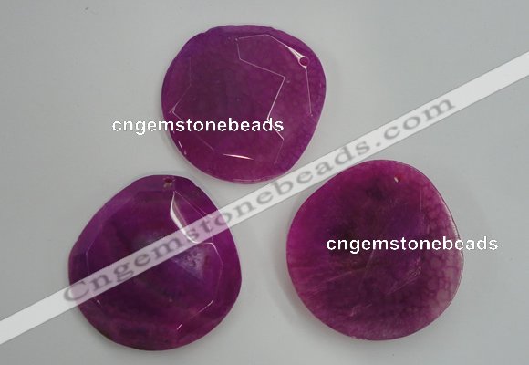NGP1243 40*50mm - 45*55mm freeform agate gemstone pendants wholesale