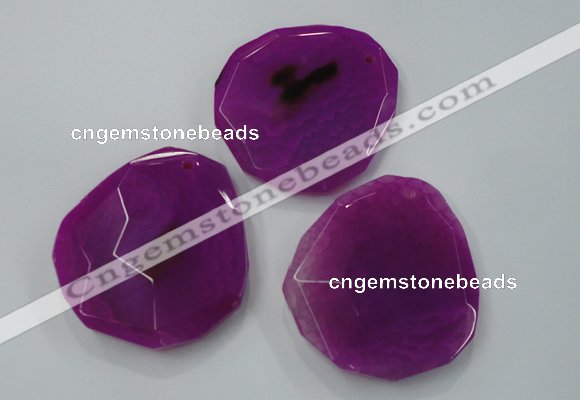 NGP1244 40*45mm - 50*55mm freeform agate gemstone pendants wholesale