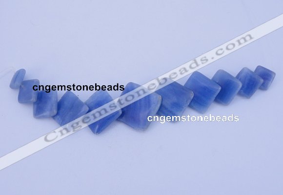 NGP134 Dyed blue lace agate gemstone pendants set jewelry wholesale