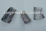 NGP1340 15*30mm - 30*45mm freeform amethyst pendants wholesale