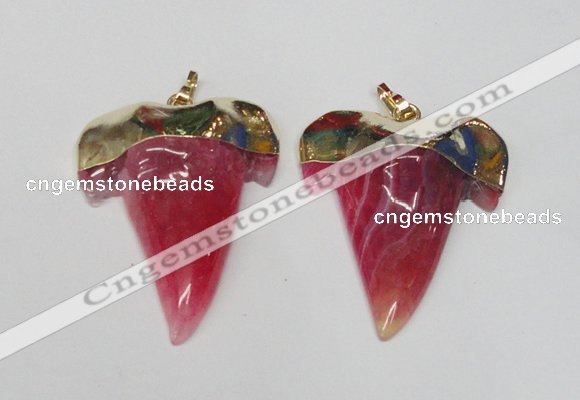 NGP1588 32*42mm - 35*45mm agate gemstone pendants