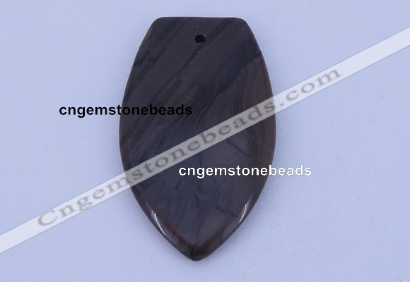 NGP167 2pcs 30*50mm grain stone pendants jewelry wholesale