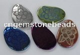 NGP1674 40*50mm - 45*60mm freeform agate gemstone pendants