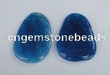 NGP1867 40*52mm - 40*58mm freeform agate gemstone pendants