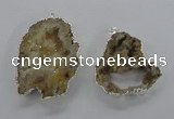 NGP2101 40*50mm - 55*65mm freeform druzy agate gemstone pendants