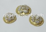 NGP2636 30*35mm - 40*55mm freeform druzy agate pendants wholesale