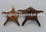 NGP2762 50*55mm - 75*85mm starfish pendants wholesale