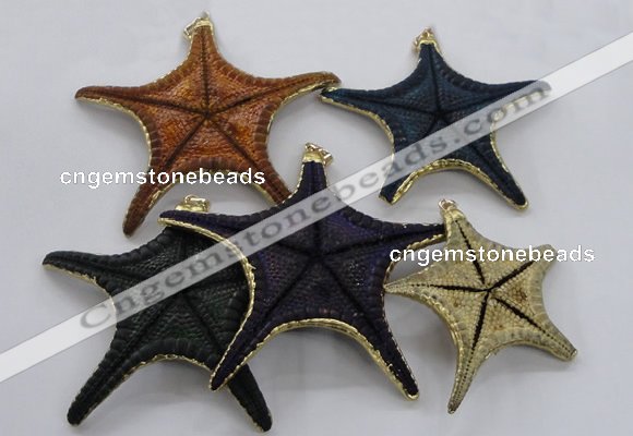 NGP2767 50*55mm - 75*85mm starfish pendants wholesale